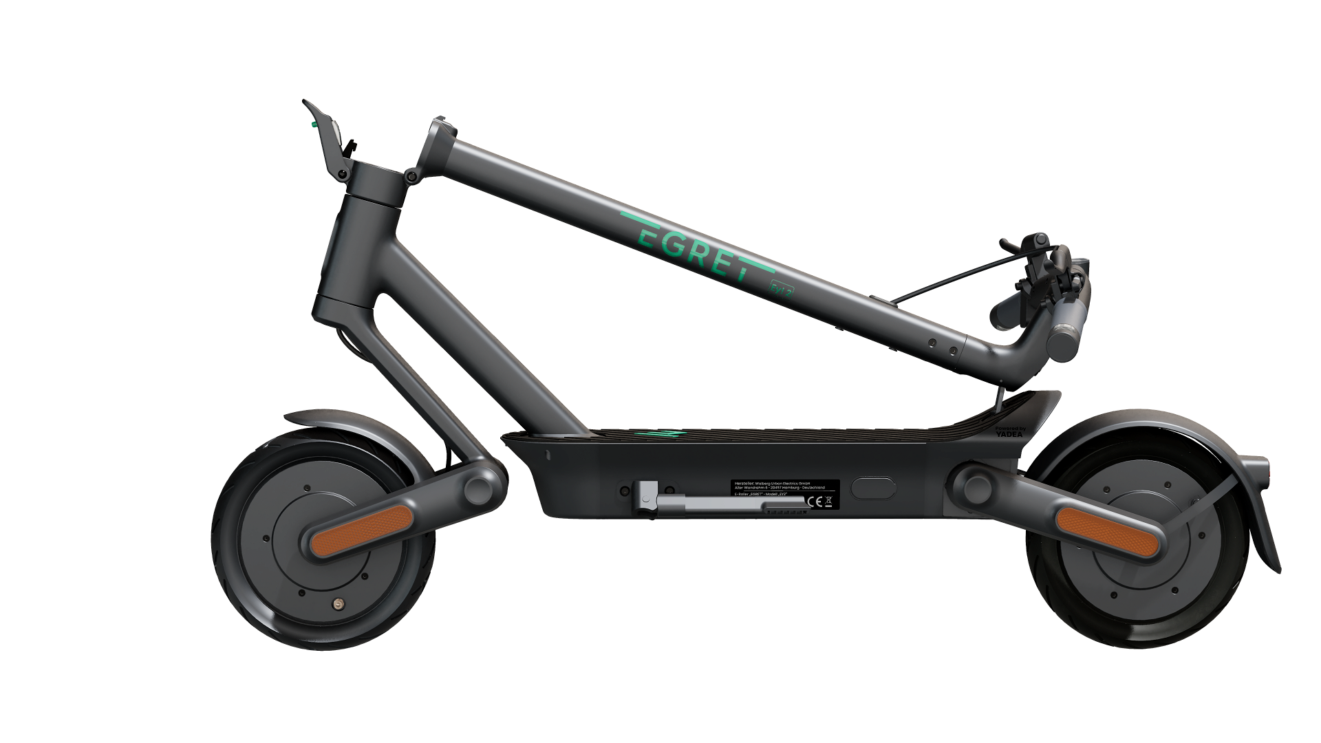 Купить Egret Ey! 2 - Klassischer Roller - Grau - 20 km/h - 120 kg - 2 Rad/Räder (98100-GR) в магазине wardena.ru