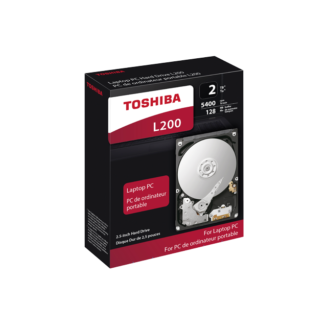 Купить Toshiba L200 Laptop PC - Festplatte - 2 TB - intern - 2.5" (6.4 cm) - SATA 6Gb/s - 5400 U/min - Puffer: 128 MB (HDWL120UZSVA) в магазине wardena.ru