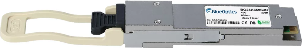 Купить Kompatibler HPE 747698-B21 BlueOptics BO25K859S3D QSFP Transceiver, MPO/MTP, 40GBASE-ESR4, Multimode Fiber, 4x850nm, 300 Meter, 0°C/+70°C (747698-B21-BO) в магазине wardena.ru