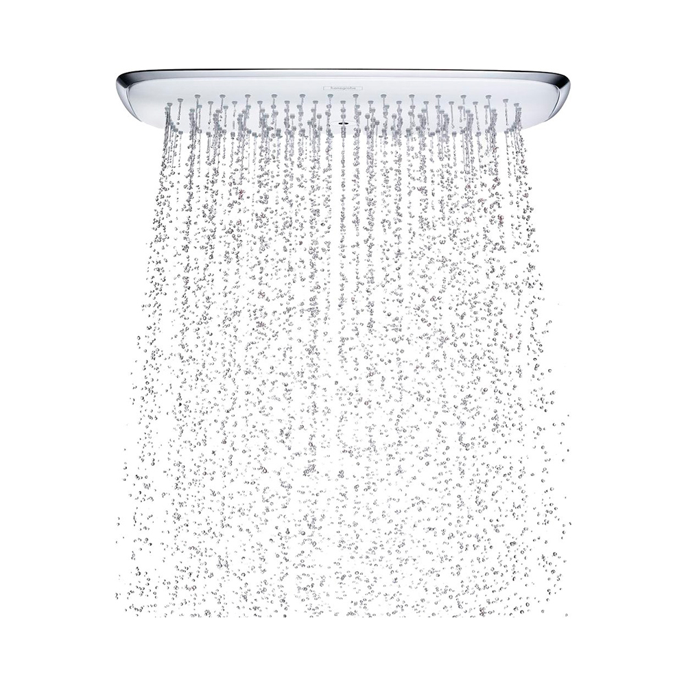 Купить Hansgrohe PuraVida Верхний душ 400 1jet с держателем хром-белый матовый 27437400 в магазине wardena.ru