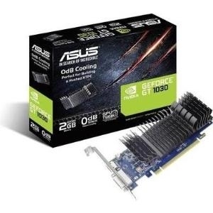 Купить ASUS GT1030-SL-2G-BRK - Grafikkarten - GF GT 1030 - 2GB GDDR5 - PCIe 3.0 Low Profile - DVI, HDMI - ohne Lüfter (90YV0AT0-M0NA00) в магазине wardena.ru