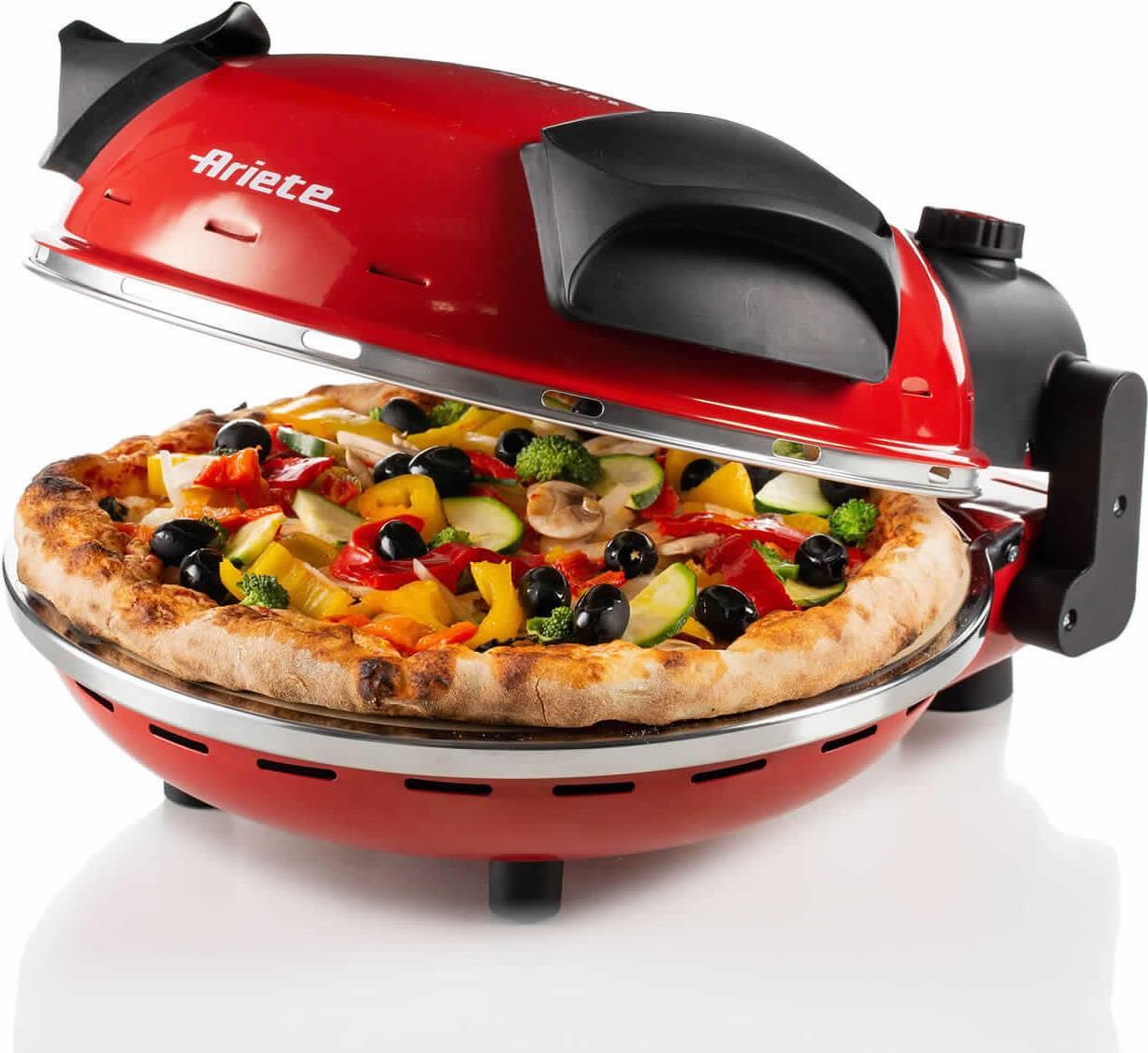 Купить Ariete 0909 Pizzamacher/Ofen 1 Pizza/Pizzen 1200 W Schwarz - Rot (00C090900AR0) в магазине wardena.ru