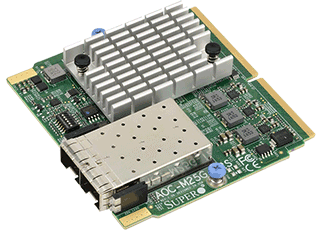 Купить Super Micro Supermicro Add-on Card AOC-S25G-i2S - Netzwerkadapter - PCIe 3.0 x8 Low-Profile - 25 Gigabit SFP28 x 2 (AOC-S25G-I2S-O) в магазине wardena.ru