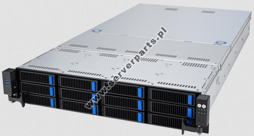Купить Server ASUS RS520A-E12-RS12U/1G/1.6kW/12NVMe/FAN/RH/OCP/GPU • Rack Server • 2U SATA/M.2 в магазине wardena.ru