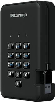 Купить iStorage diskAshur 2 - Festplatte - verschlüsselt - 4TB - extern (tragbar) - USB 3,1 Gen 1 - 5400 U/min - Puffer: 8MB - FIPS 197 - 256-Bit-AES - Phantomschwarz (IS-DA2-256-4000-B) в магазине wardena.ru