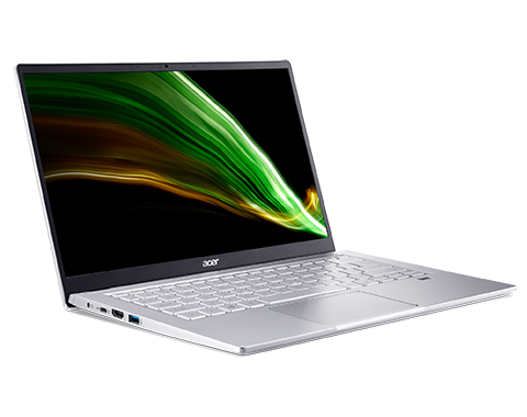 Купить Acer Swift 3 SF314-43 - Ryzen 5 5500U / 2.1 GHz - Win 11 Home 64-bit - Radeon Graphics - 8 GB RAM - 1.024 TB SSD - 35.56 cm (14") IPS 1920 x 1080 (Full HD) - Wi-Fi 6 - Reines Silber - kbd: Deutsch (NX.AB1EV.00N) в магазине wardena.ru