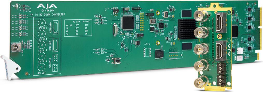 Купить AJA OG-4K2HD - Abwärtswandler - Grün - 4096 x 2160 Pixel - 480i,576i,720p,1080i,1080p,2160p - 0 - 40 °C - -40 - 60 °C (OG-4K2HD) в магазине wardena.ru