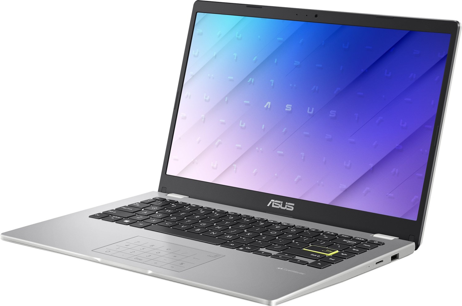 Купить ASUS Vivobook Go 14 E410KA-EK117TS - Lay-Flat-Design - Celeron N4500 / 1.1 GHz - Win 10 Home in S mode - 4 GB RAM - 128 GB eMMC - 35.6 cm (14") 1920 x 1080 (Full HD) - UHD Graphics - Wi-Fi 5, Bluetooth - silber (unten), (90NB0UA2-M02140) в магазине wardena.ru