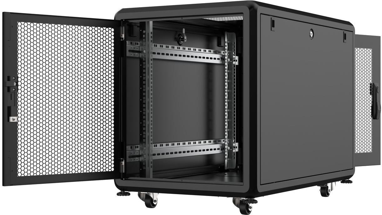Купить Lanview RSL12U61BL Rack 12U Schwarz (RSL12U61BL) в магазине wardena.ru
