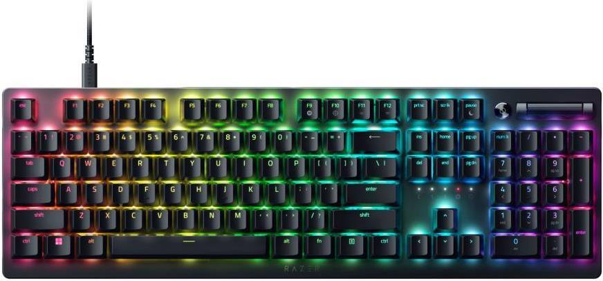 Купить Razer DeathStalker V2 - Tastatur - Hintergrundbeleuchtung - USB-C - QWERTY - Deutsch - Tastenschalter: Razer linearer optischer Switch rot (RZ03-04500400-R3G1) в магазине wardena.ru