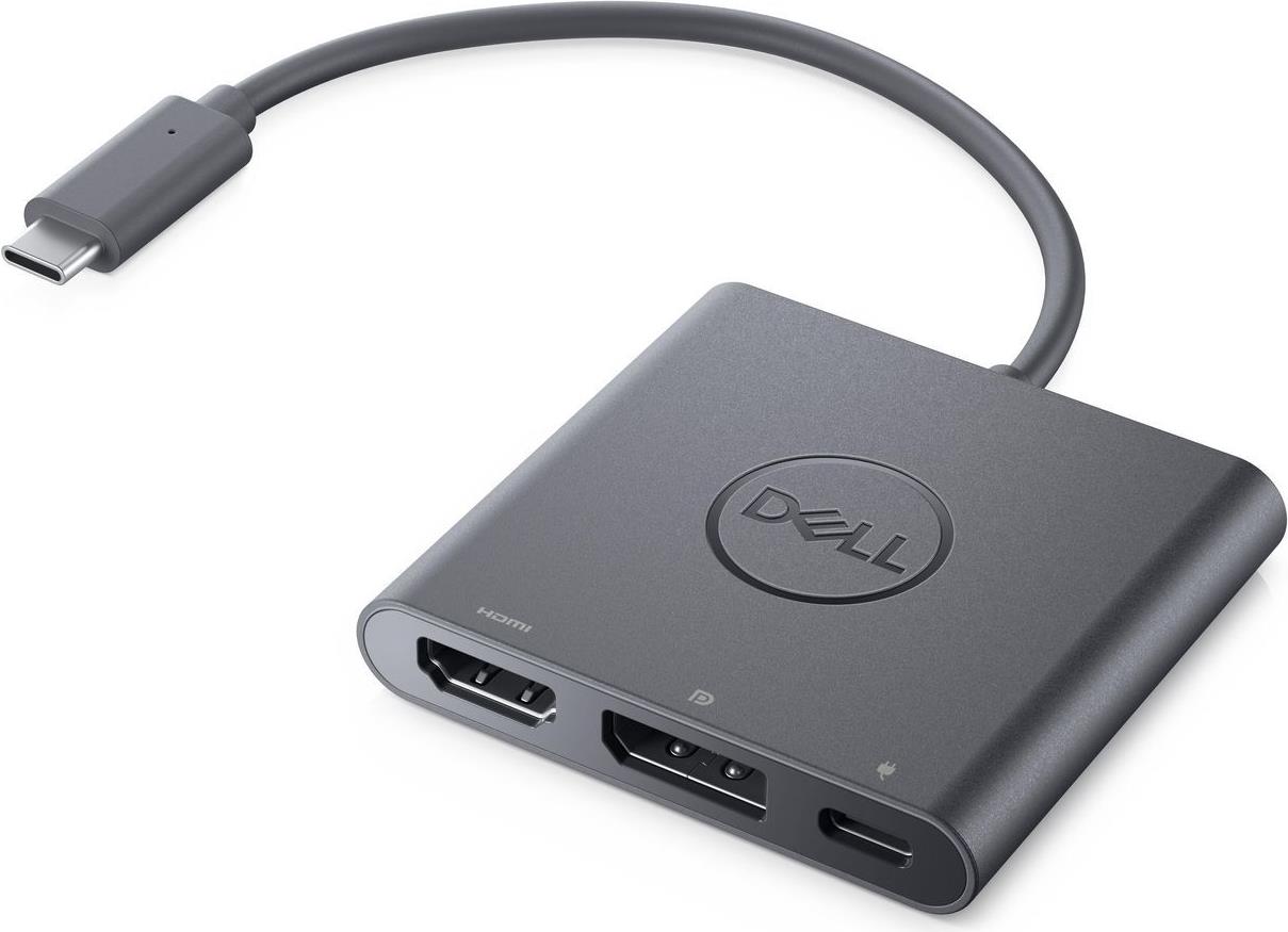 Купить Dell Adapter USB-C to HDMI/DP with Power Pass-Through (492-BCTU) в магазине wardena.ru