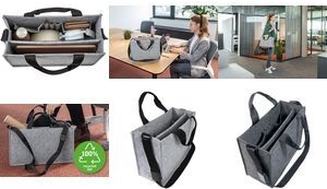 Купить Sigel Notebook Tasche Desk Sharing Bag Classic M Synthetischer Filz Hellgrau B x H T (BA408) в магазине wardena.ru