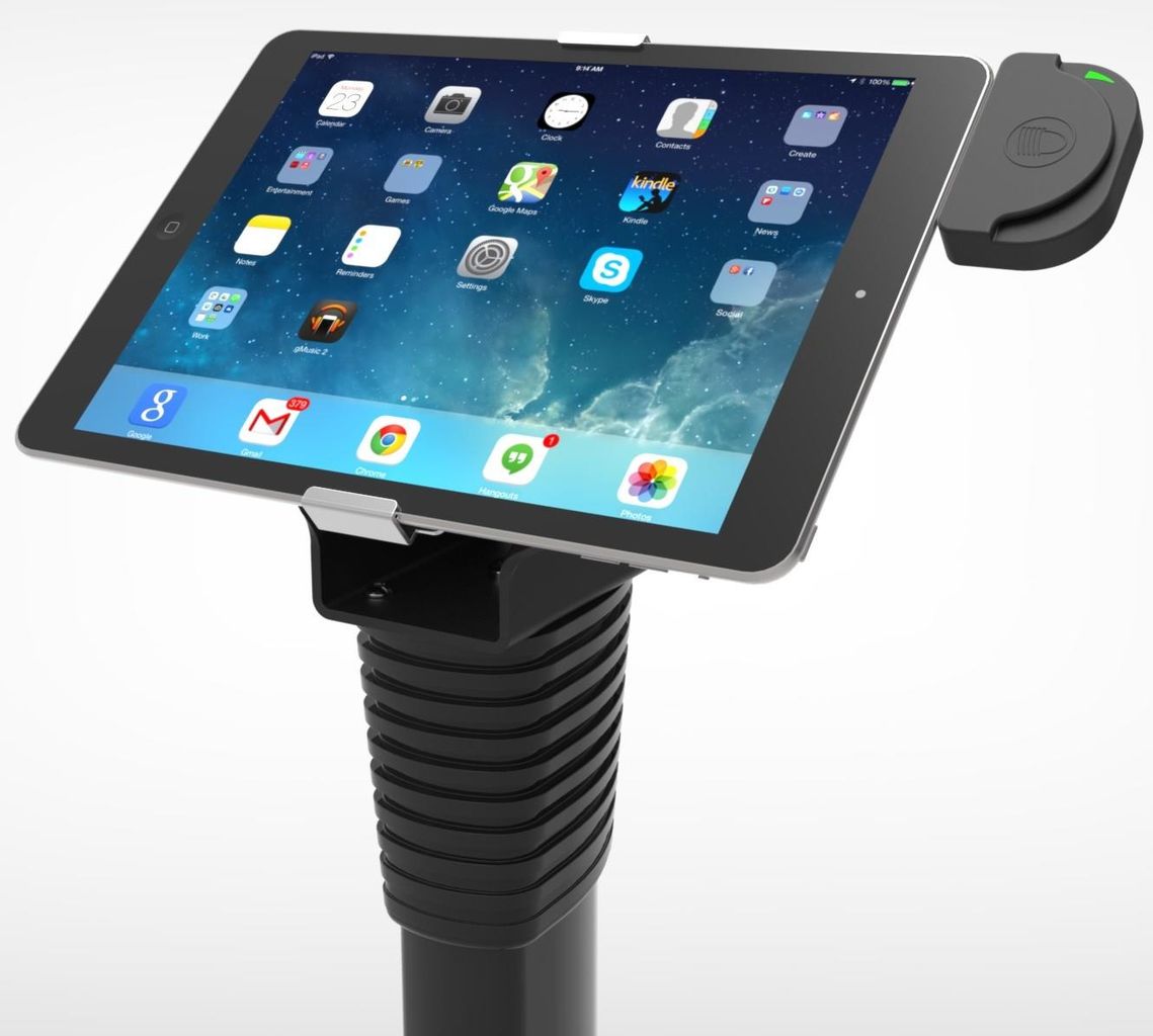 Купить Compulocks Cling Adjustable Universal Tablet Floor Stand - Aufstellung - für Tablett - verriegelbar - hochwertiges Aluminium - Schwarz - Bildschirmgröße: bis zu 33 cm (bis zu 33,00cm (13") ) - Bodenaufstellung (147BUCLGVWMB) в магазине wardena.ru