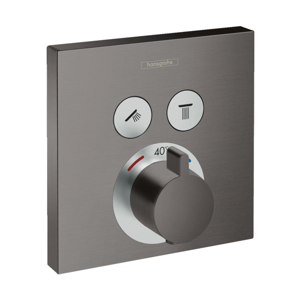 Купить Hansgrohe ShowerSelect Термостат скрытого монтажа для 2 потребителей золото 15763990 в магазине wardena.ru