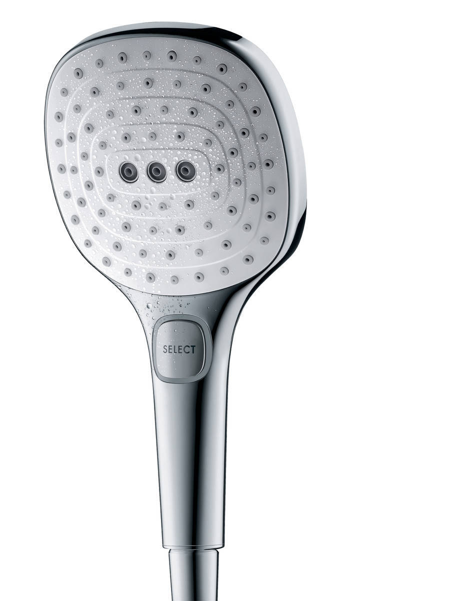 Купить Hansgrohe Raindance Select E Ручной душ 120 3jet EcoSmart 9 л/мин хром 26521000 в магазине wardena.ru