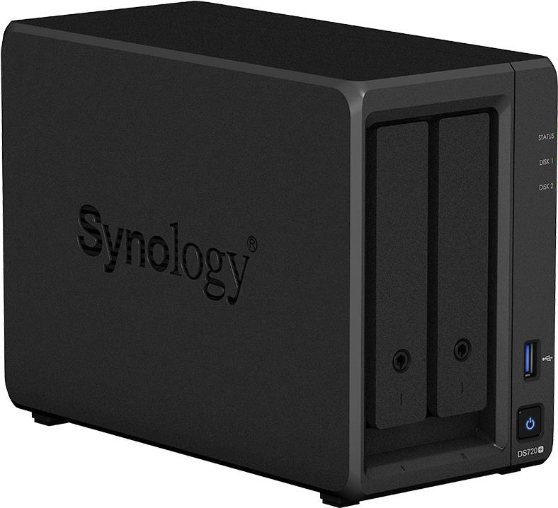 Купить Synology Disk Station DS720+ - NAS-Server - 2 Schächte - RAID 0, 1, JBOD - RAM 2 GB - Gigabit Ethernet - iSCSI (DS720+) в магазине wardena.ru