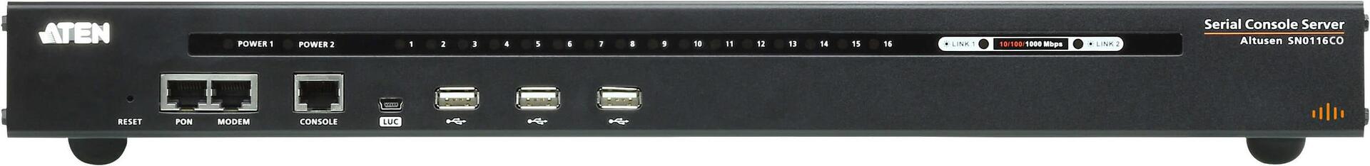Купить ALTUSEN SN0116CO - Konsolenserver - 16 Anschlüsse - GigE, RS-232 - 1U (SN0116CO-AX-G) в магазине wardena.ru