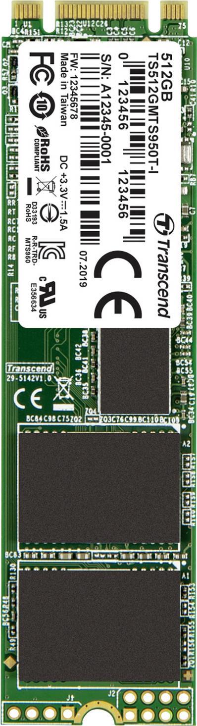 Купить Transcend MTS950T-I 512 GB Interne M.2 PCIe NVMe SSD 2280 SATA 6 Gb/s Retail TS512GMTS950T-I (TS512GMTS950T-I) в магазине wardena.ru