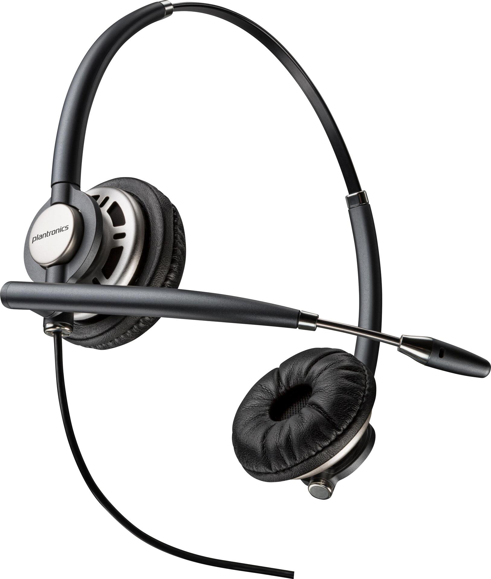 Купить HP Poly EncorePro HW720D Headset - Kabelgebunden - Anrufe/Musik - Kopfhörer - Schwarz (783N4AA) в магазине wardena.ru