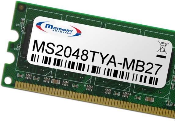 Купить Memory Solution MS2048TYA-MB27 2GB Speichermodul (MS2048TYA-MB27) в магазине wardena.ru