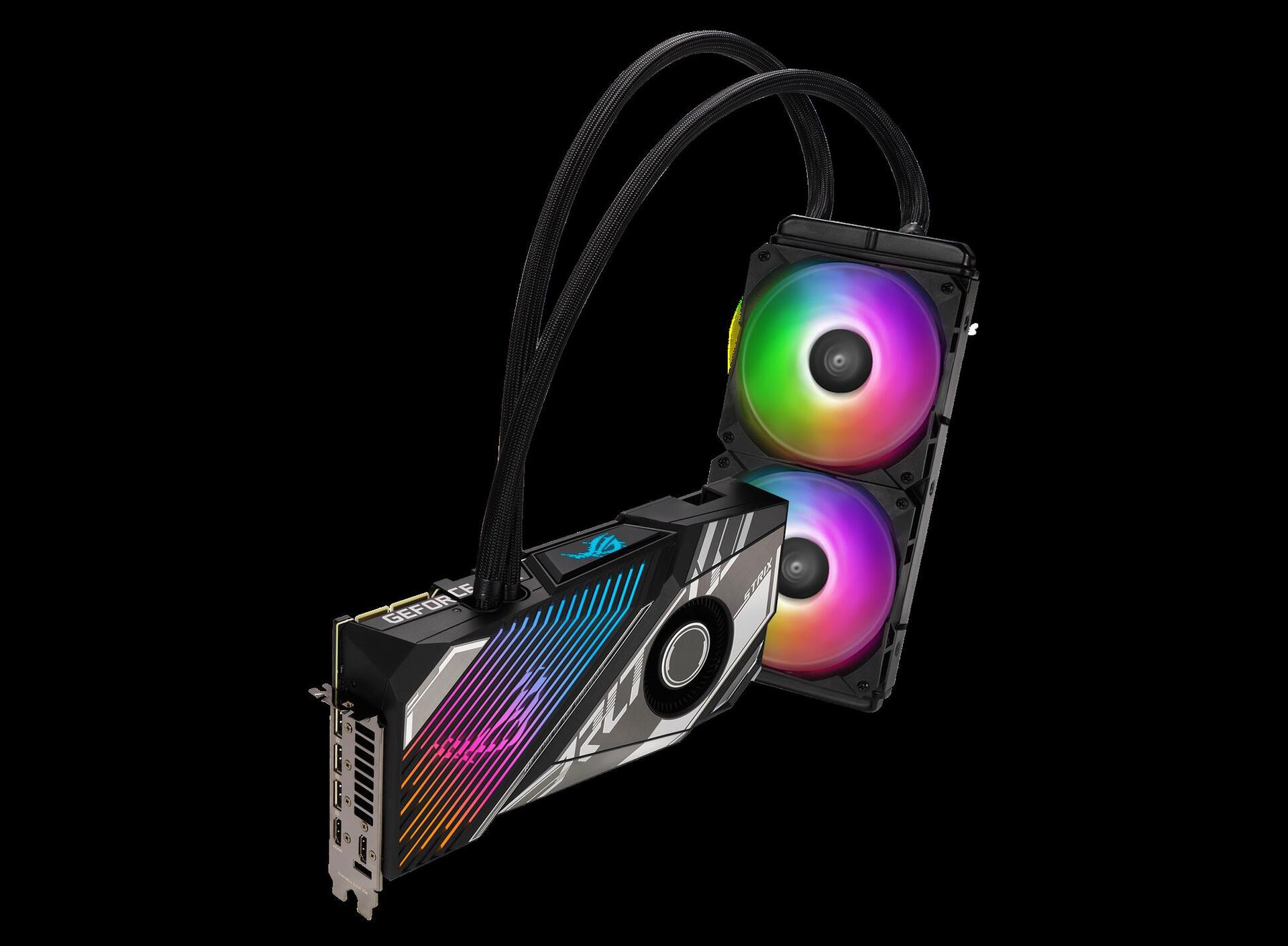 Купить ASUS ROG Strix LC GeForce RTX 3090 Ti OC Edition - Grafikkarten - GF RTX 3090 Ti - 24 GB GDDR6X - PCIe 4.0 - 2 x HDMI, 3 x DisplayPort (90YV0HC0-M0NA00) в магазине wardena.ru