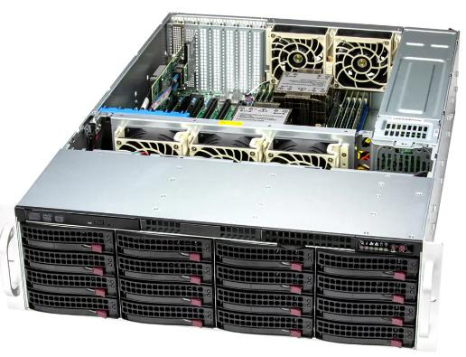 Купить Server Supermicro SSG-631E-E1CR16H SuperServer • 836BTS-R1K23BP2 • X13DEI-T • 3U IPMI NVMe в магазине wardena.ru