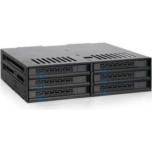 Купить Icy Dock MB326SP-B - Festplatte - SSD - Serial ATA III - Serial Attached SCSI - SATA - Rack (1U) - Schwarz - Festplatte - Leistung (MB326SP-B) в магазине wardena.ru