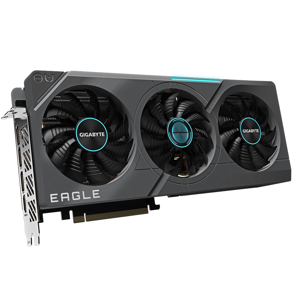 Купить Gigabyte GeForce RTX 4070 Ti EAGLE 12G - GeForce RTX 4070 Ti - 12 GB - GDDR6X - 192 Bit - 7680 x 4320 Pixel - PCI Express 4.0 (GV-N407TEAGLE-12GD) в магазине wardena.ru