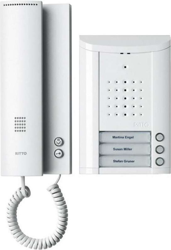 Купить Ritto by Schneider Türsprechanlage Kabelgebunden Komplett-Set 1841370 3 Familienhaus Weiß (1841370) в магазине wardena.ru