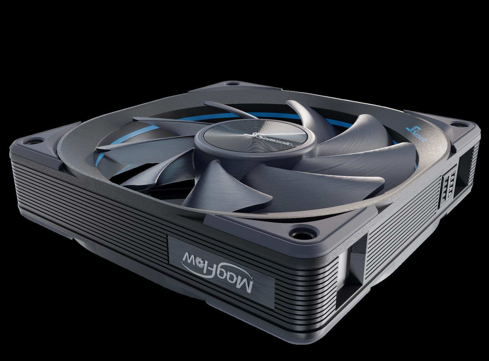 Купить Sea Sonic Seasonic MagFlow 1225 PWM - Gehäuselüfter-Kit - 120 mm (SF-12025MF-P) в магазине wardena.ru