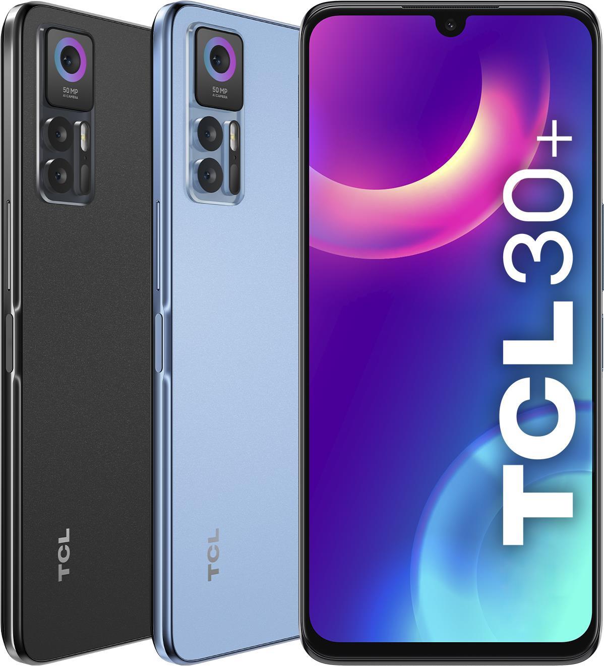 Купить TCL 30+ 17 cm (6.7" ) Dual-SIM Android 12 4G USB Typ-C 4 GB 128 GB 5010 mAh Blau (T676K-2BLCWE12) в магазине wardena.ru