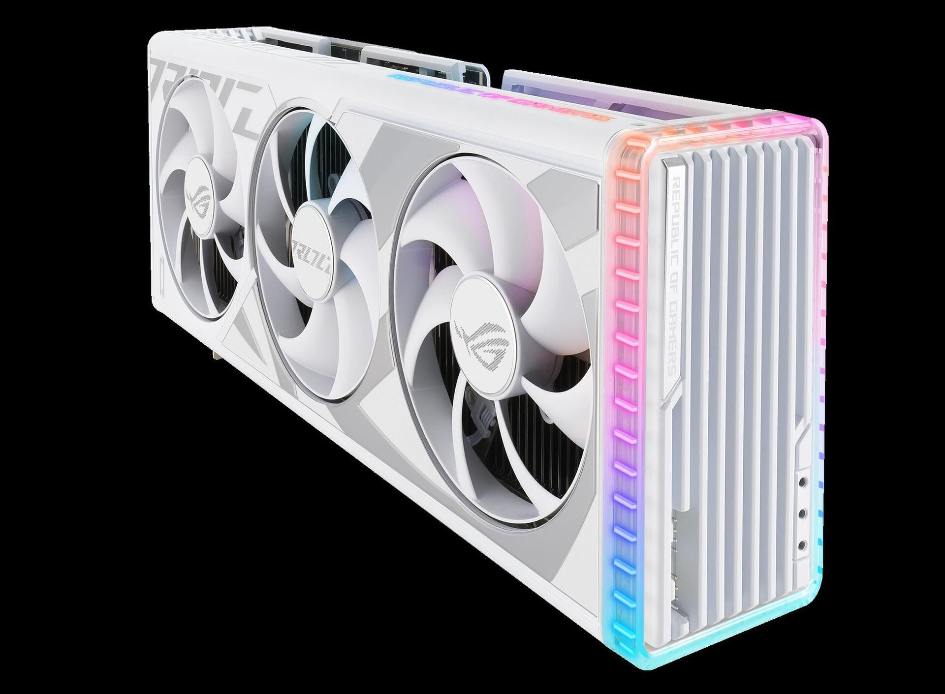 Купить ASUS ROG Strix GeForce RTX 4090 - OC Edition - Grafikkarten - NVIDIA GeForce RTX 4090 - 24 GB GDDR6X - PCIe 4.0 - 2 x HDMI, 3 x DisplayPort - weiß (90YV0ID2-M0NA00) в магазине wardena.ru