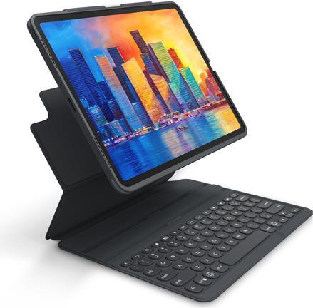 Купить ZAGG Pro Keys - Tastatur und Foliohülle - hintergrundbeleuchtet - Bluetooth - Schweiz - holzkohlefarben  Tastatur, holzkohlefarben  Gehäuse - für Apple 12.9"  iPad Pro (3. Generation, 4. Generation, 5. Generation) (103407968) в магазине wardena.ru