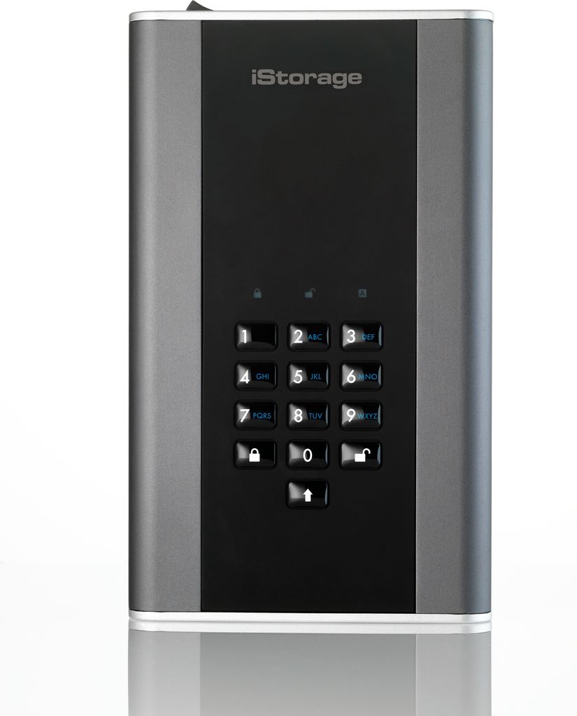 Купить iStorage diskAshur DT 2 - Festplatte - verschlüsselt - 2TB - extern (tragbar) - USB 3,1 - FIPS 197 - FIPS 140-2 Level 2, 256-bit AES-XTS (IS-DT2-256-2000-C-G) в магазине wardena.ru