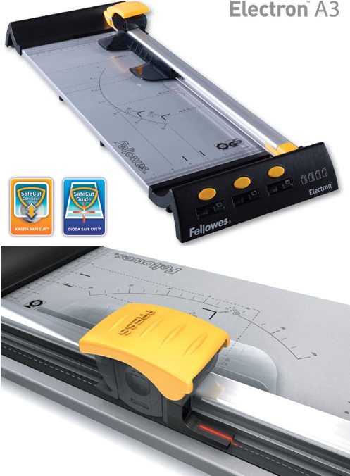 Купить Fellowes Electron A3 - Trimmer - 460 mm - Papier (5410501) в магазине wardena.ru