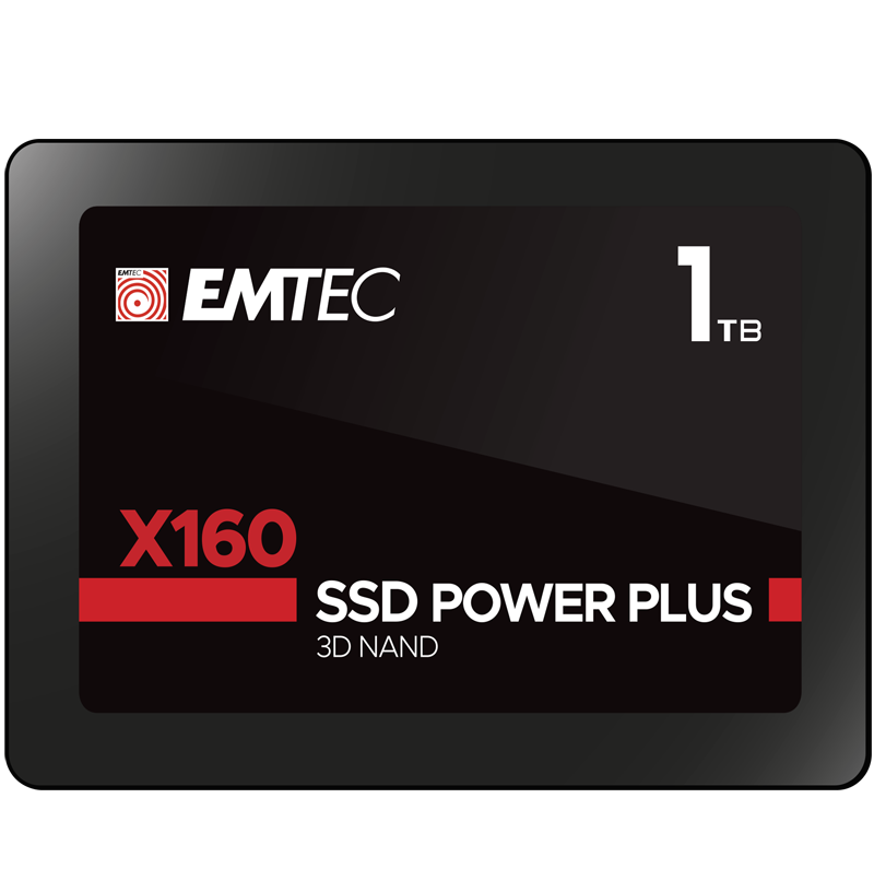 Купить Emtec X160 2.5" 1024 GB Serial ATA III QLC 3D NAND (ECSSD1TNX160) в магазине wardena.ru
