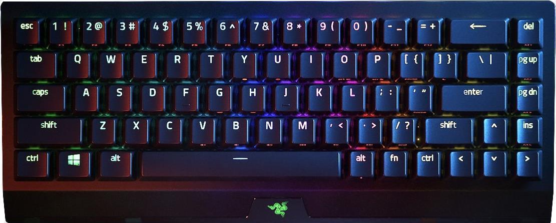 Купить Razer BlackWidow V3 Mini HyperSpeed Tastatur USB + RF Wireless + Bluetooth Schwarz (RZ03-03890100-R3M1) в магазине wardena.ru