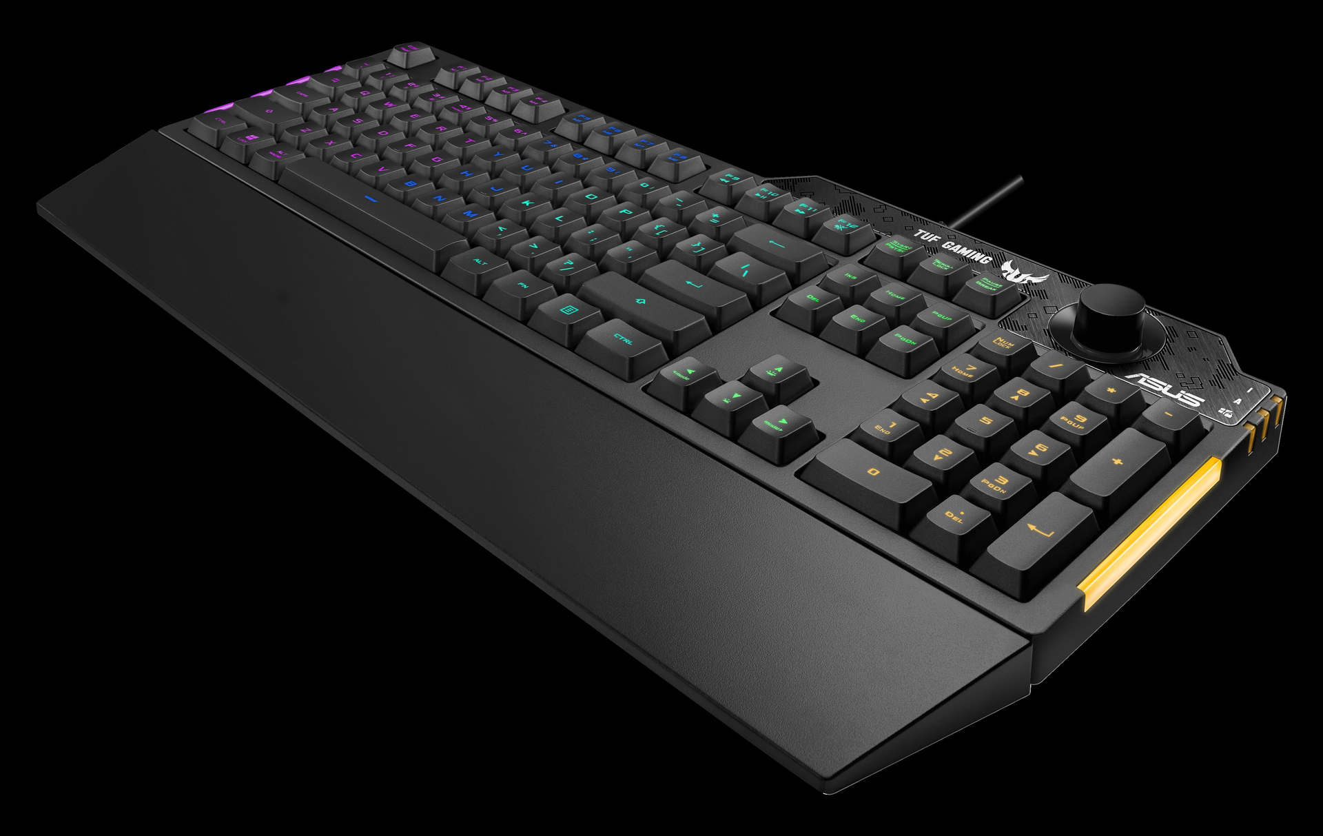 Купить ASUS TUF GAMING K1 Tastatur USB Schwarz (90MP01X0-BKUA00) в магазине wardena.ru
