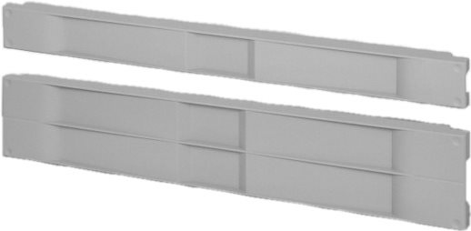 Купить 19"-Frontplatte Kunststoff 2 HE, steingrau, 10 St. (26.11.9222) (87927-992) в магазине wardena.ru