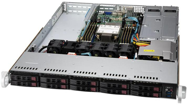 Купить Server Supermicro SYS-110P-WTR-EU SuperServer • 116TS-R706WBP4 • X12SPW-TF • 1U IPMI NVMe в магазине wardena.ru