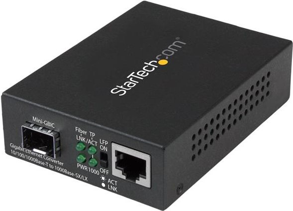 Купить StarTech.com Gigabit Ethernet Glasfaser Medienkonverter mit offenem SFP Steckplatz - Medienkonverter - 10Base-T, 1000Base-LX, 1000Base-SX, 100Base-TX, 1000Base-T - RJ-45 / SFP (mini-GBIC) (MCM1110SFP) в магазине wardena.ru