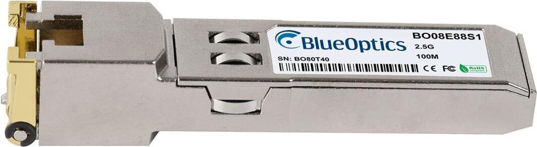 Купить BlueOptics SFP-2.5G-T-BO Netzwerk-Transceiver-Modul Kupfer 2500 Mbit/s RJ-45 (SFP-2.5G-T-BO) в магазине wardena.ru