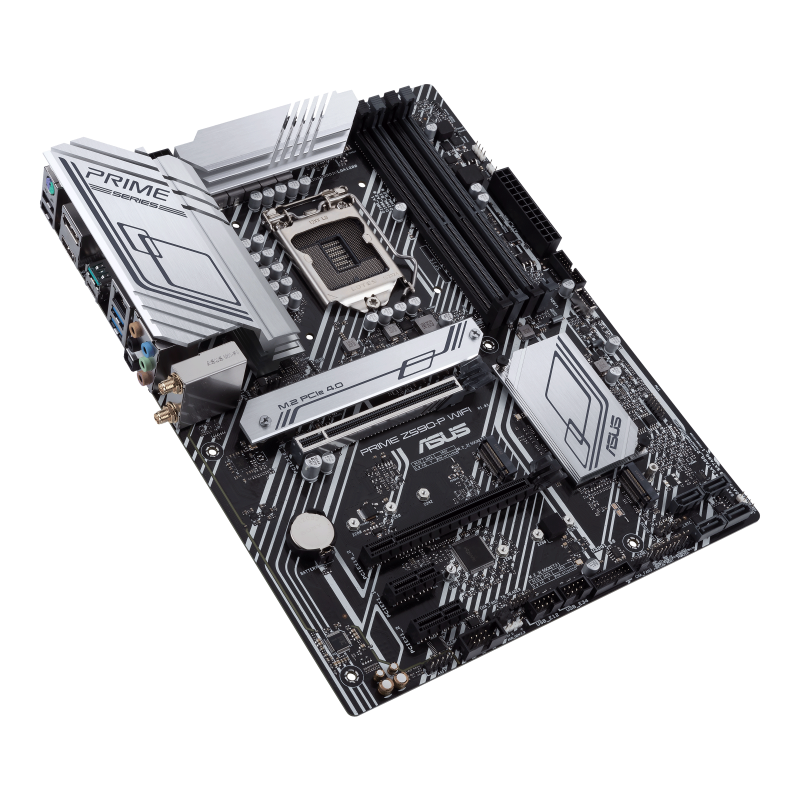 Купить ASUS PRIME Z590-P WIFI - Motherboard - ATX - LGA1200-Sockel - Z590 Chipsatz - USB-C Gen1, USB 3.2 Gen 1, USB 3.2 Gen 2, USB-C Gen 2x2 - 2.5 Gigabit LAN, Wi-Fi 6, Bluetooth - Onboard-Grafik (CPU erforderlich) - HD Audio ( (90MB1810-M0EAY1) в магазине wardena.ru