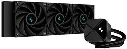 Купить Deepcool LS720S Zero Dark 360mm all black Water Cooler 3x FC120 120mm PWM High Performance - AMD Sockel AM4 (Ryzen) - AMD Sockel AM5 (Ryzen Zen4) - Intel Sockel 2066 (Kaby Lake X) (R-LS720-BKNNMM-G-1) в магазине wardena.ru