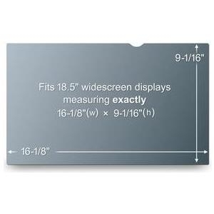Купить 3M Blickschutzfilter - Bildschirmfilter - 47 cm Breitbild (18.5" Breitbild) - Schwarz (PF18.5W9) в магазине wardena.ru
