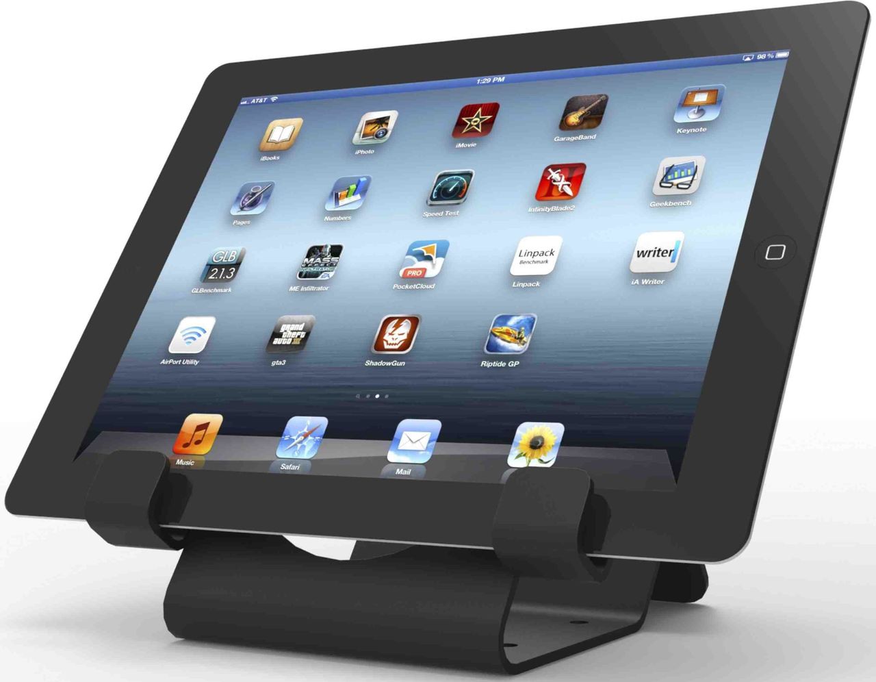 Купить Compulocks Universal Tablet Security Holder and Lock - Sicherer Tischständer - Schwarz (CL12UTH BB) в магазине wardena.ru