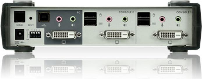 Купить ATEN Computer Sharing Device CS261 - KVM-/Audio-Switch - 1 x KVM/Audio - 2 lokale Benutzer - Desktop в магазине wardena.ru