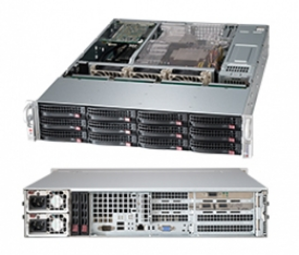 Купить Chassis Supermicro CSE-826BA-R920WB 2U 920W Redundant Hot-Swap 14xHDD SATA/SAS/NGSFF в магазине wardena.ru