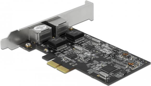 Купить Delock - Netzwerkadapter - PCIe 2,1 x2 Low-Profile - 2,5GBase-T x 2 (89530) в магазине wardena.ru