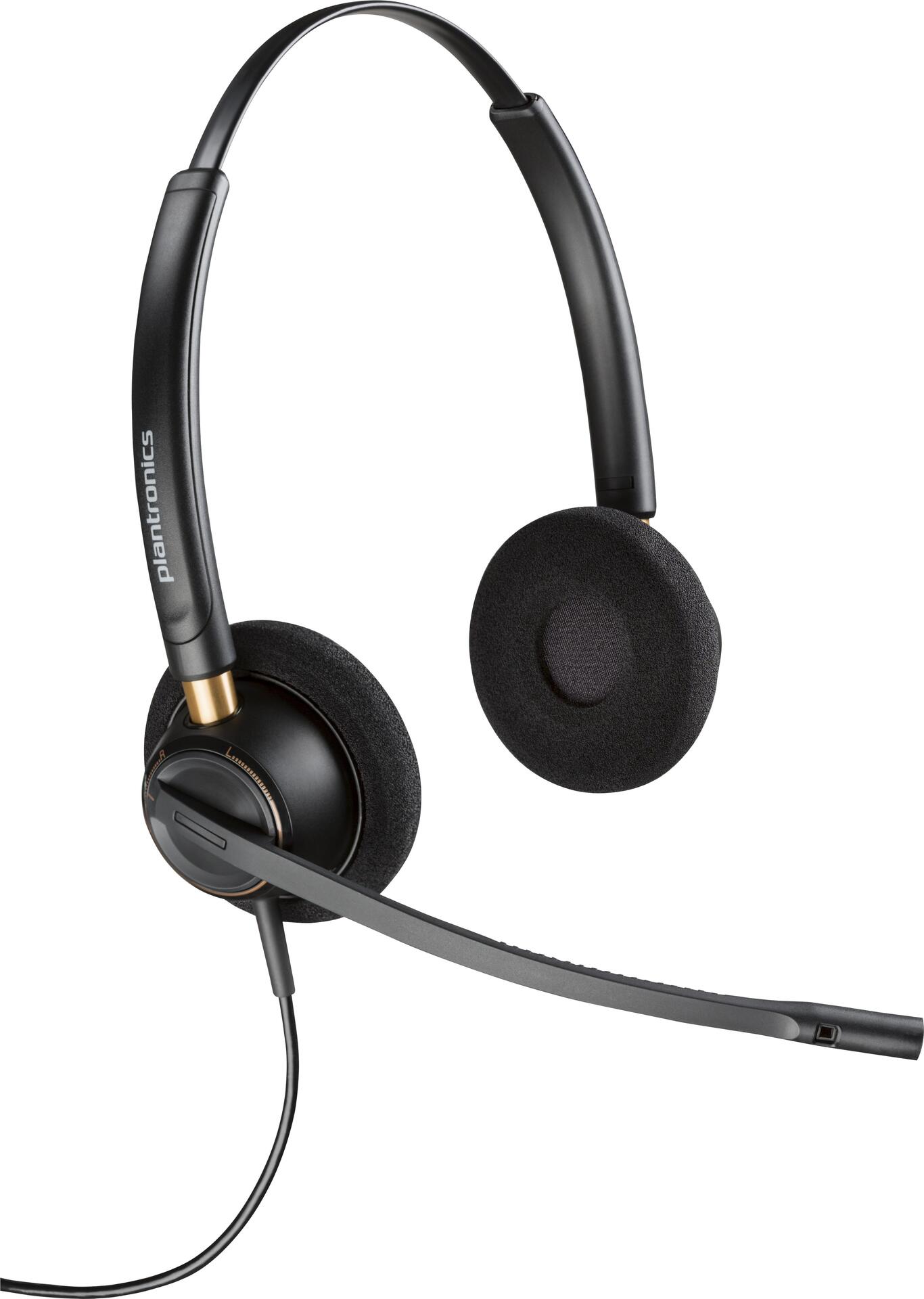 Купить HP POLY Poly EncorePro HW520D - EncorePro 500 series - Headset - On-Ear - kabelgebunden - Quick Disconnect - Schwarz - Zertifiziert für Skype für Unternehmen (783P5AA) в магазине wardena.ru
